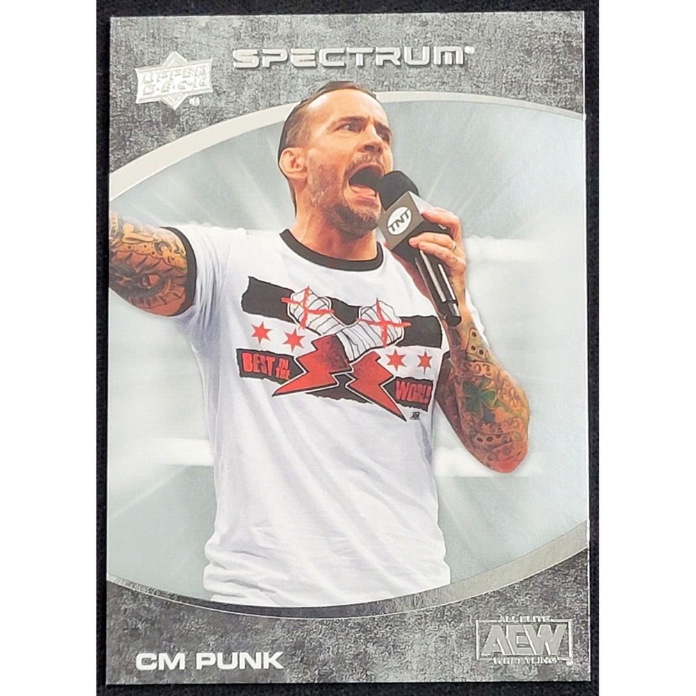 2021 UPPER DECK AEW SPECTRUM ‎ CM PUNK ALL ELITE WRESTLING